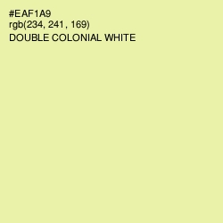 #EAF1A9 - Double Colonial White Color Image